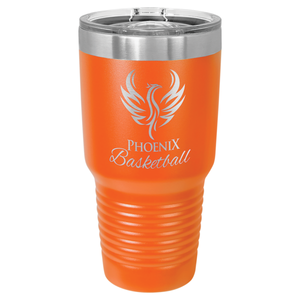 30 oz. Orange Insulated Ringneck Tumbler with Slider Lid