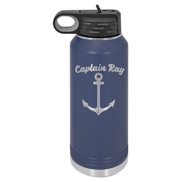 32 oz. Navy Blue Water Bottle